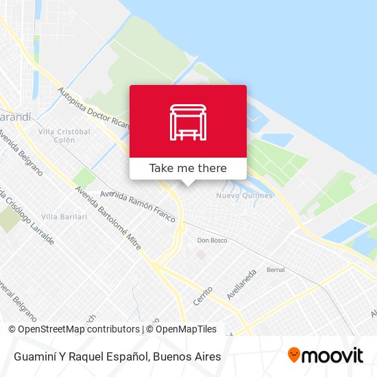 Mapa de Guaminí Y Raquel Español