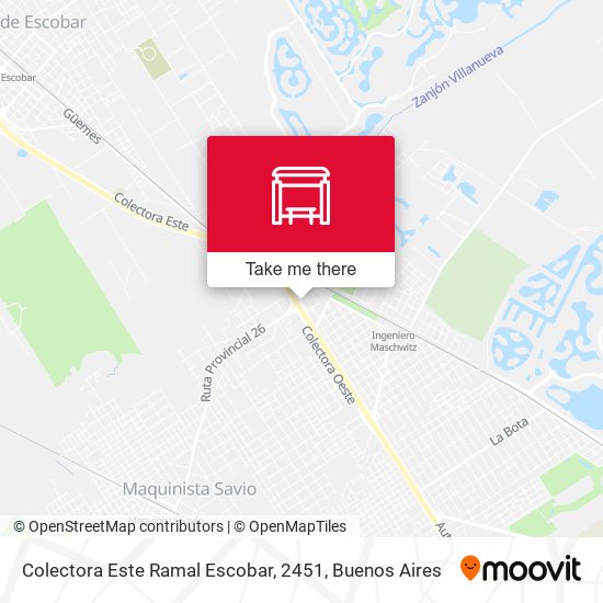 Colectora Este Ramal Escobar, 2451 map