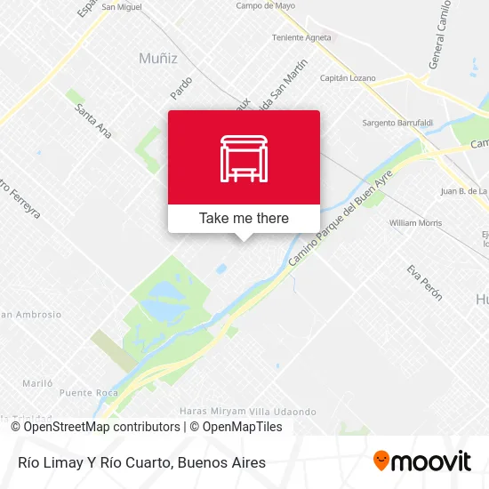 Río Limay Y Río Cuarto map