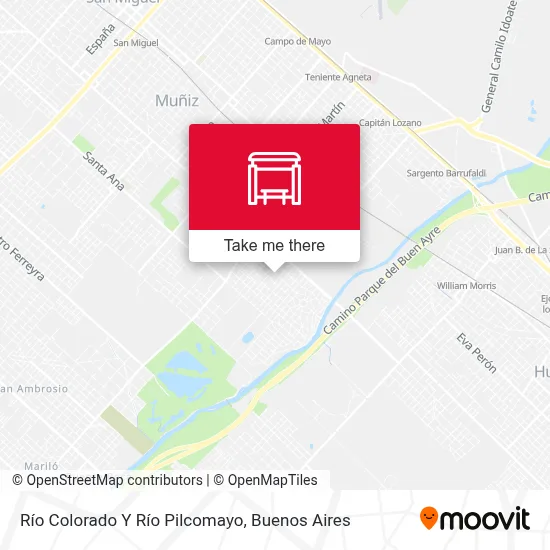 Río Colorado Y Río Pilcomayo map