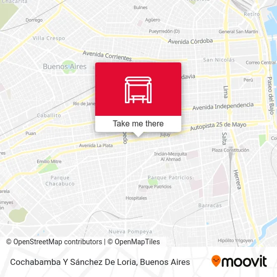 Cochabamba Y Sánchez De Loria map