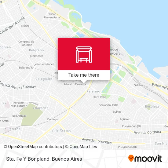 Sta. Fe Y Bonpland map