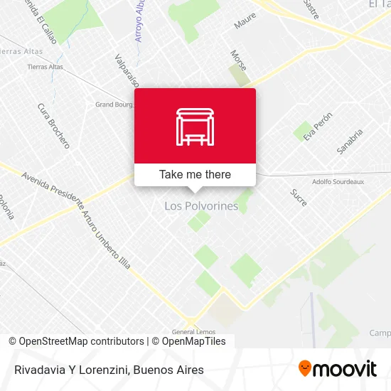 Rivadavia Y Lorenzini map