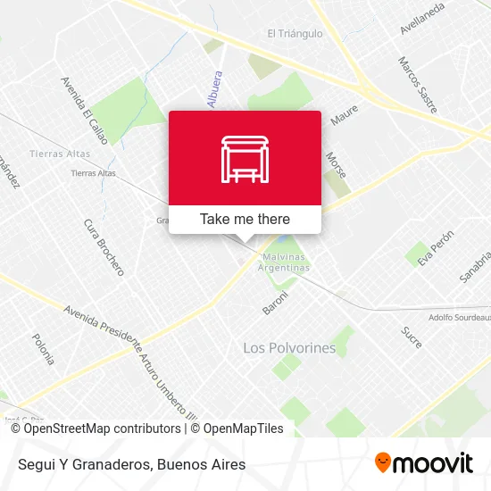 Segui Y Granaderos map