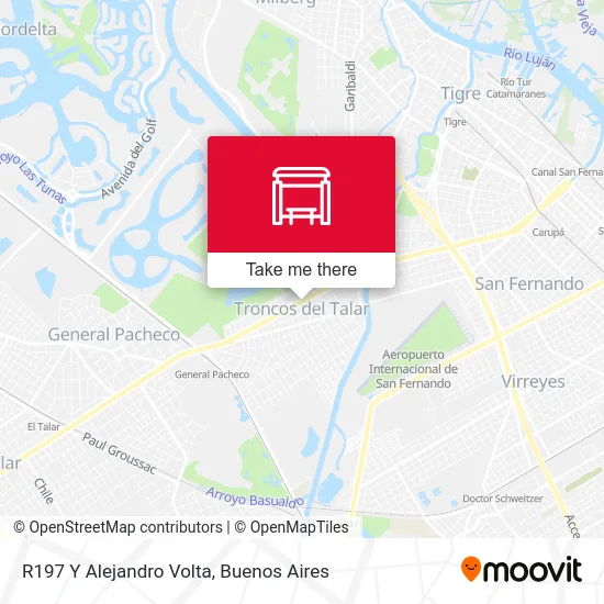 R197 Y Alejandro Volta map
