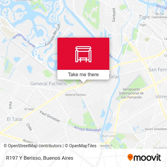 R197 Y Berisso map
