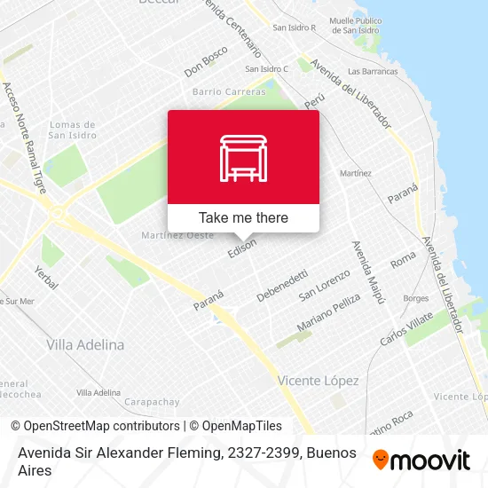 Avenida Sir Alexander Fleming, 2327-2399 map