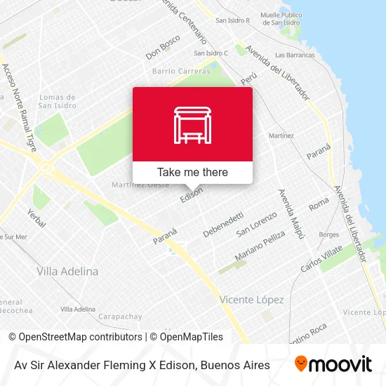 Av Sir Alexander Fleming X Edison map