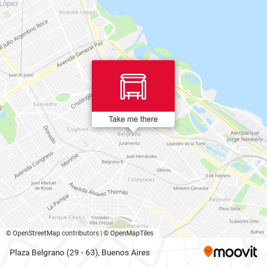 Plaza Belgrano (29 - 63) map