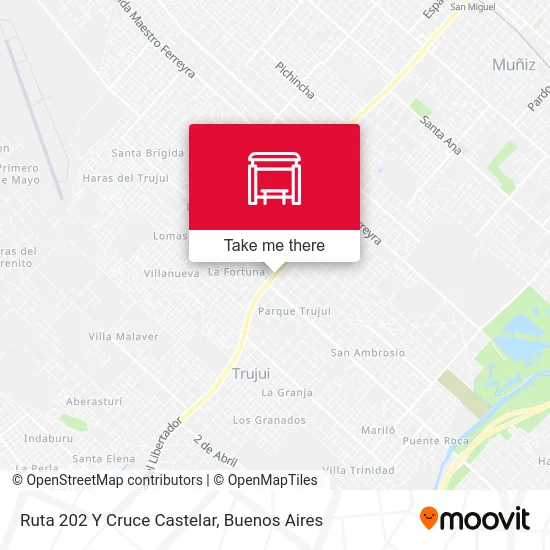 Ruta 202 Y Cruce Castelar map