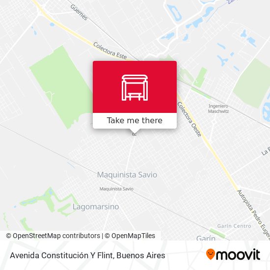 Mapa de Avenida Constitución Y Flint