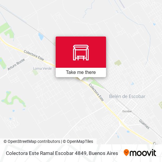 Colectora Este Ramal Escobar 4849 map