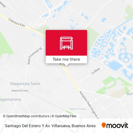 Santiago Del Estero Y Av. Villanueva map