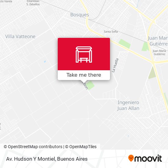 Av. Hudson Y Montiel map