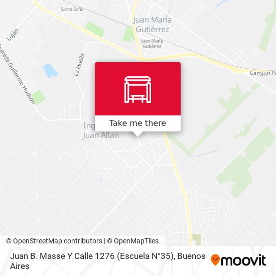 Mapa de Juan B. Masse Y Calle 1276 (Escuela N°35)
