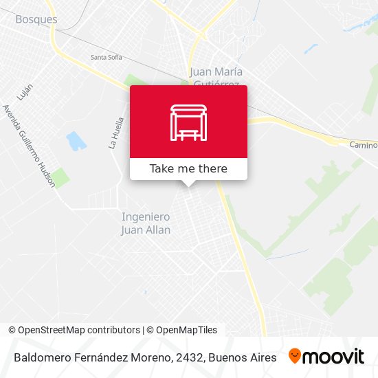Mapa de Baldomero Fernández Moreno, 2432