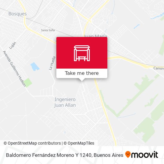 Baldomero Fernández Moreno Y 1240 map