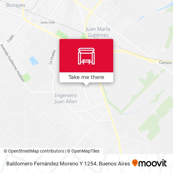 Mapa de Baldomero Fernández Moreno Y 1254
