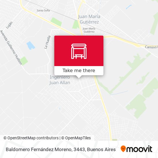 Baldomero Fernández Moreno, 3443 map