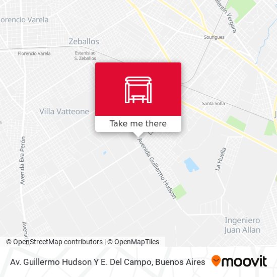 Av. Guillermo Hudson Y E. Del Campo map