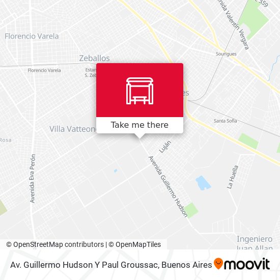 Av. Guillermo Hudson Y Paul Groussac map