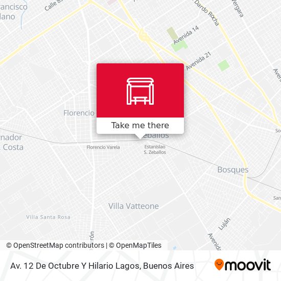 Av. 12 De Octubre Y Hilario Lagos map