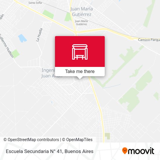 Escuela Secundaria N° 41 map