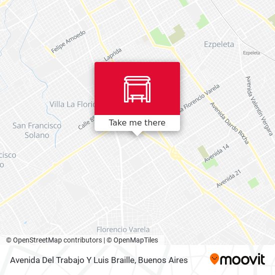 Avenida Del Trabajo Y Luis Braille map