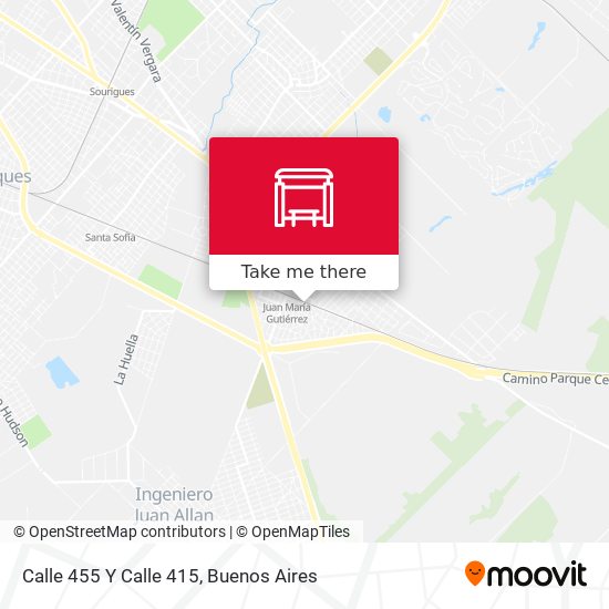Calle 455 Y Calle 415 map