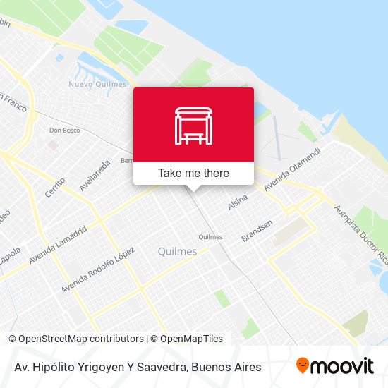 Av. Hipólito Yrigoyen Y Saavedra map