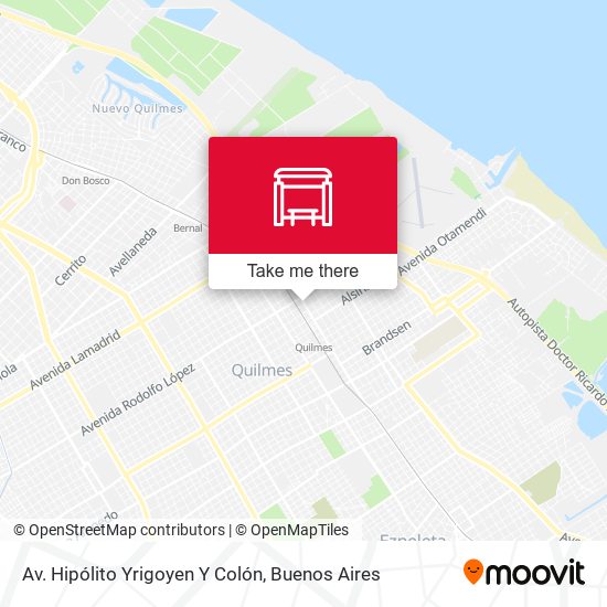 Av. Hipólito Yrigoyen Y Colón map
