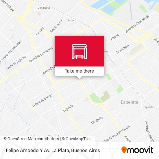 Mapa de Felipe Amoedo Y Av. La Plata