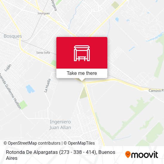 Rotonda De Alpargatas (273 - 338 - 414) map