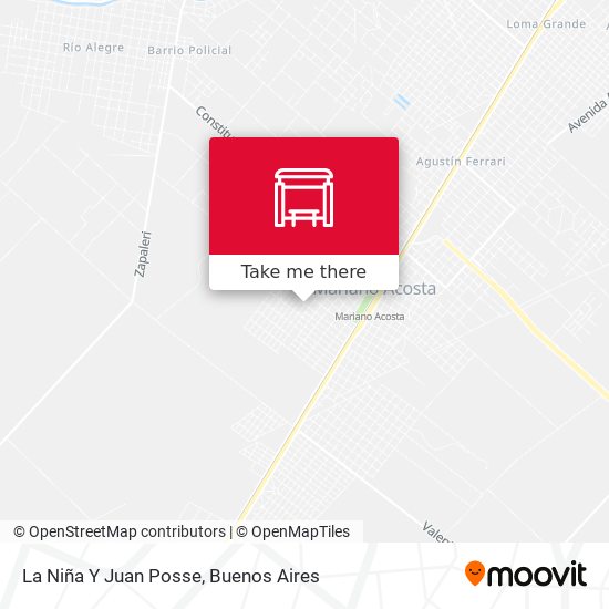 La Niña Y Juan Posse map