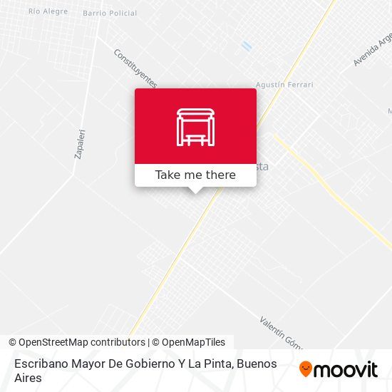 Escribano Mayor De Gobierno Y La Pinta map