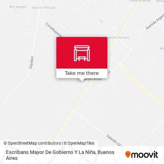 Escribano Mayor De Gobierno Y La Niña map