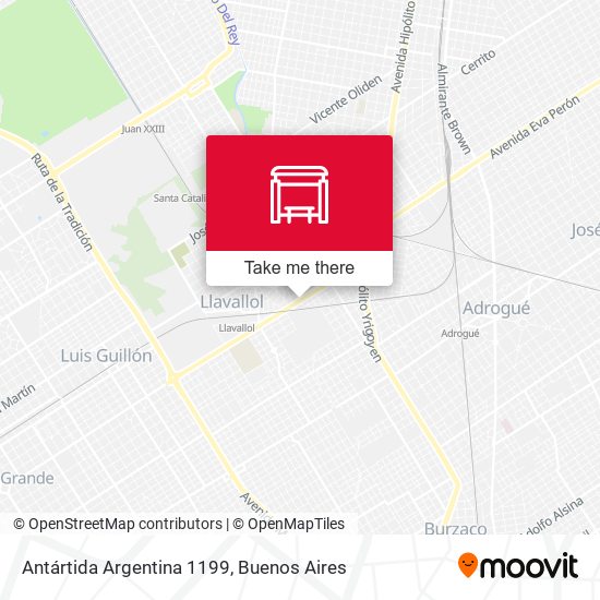 Antártida Argentina 1199 map