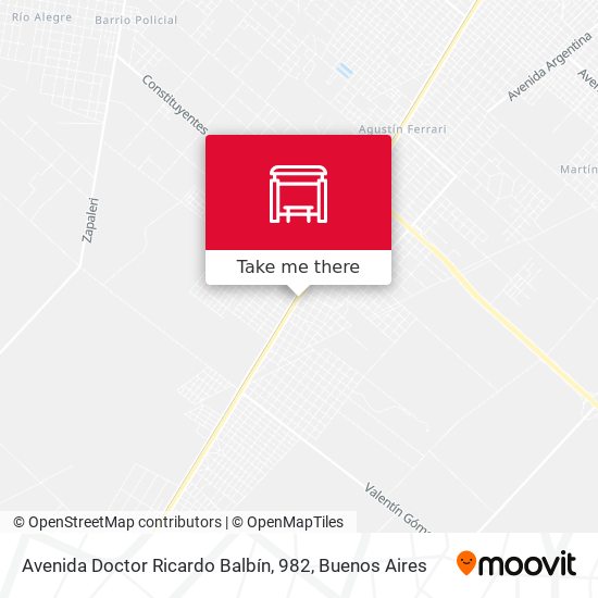 Avenida Doctor Ricardo Balbín, 982 map