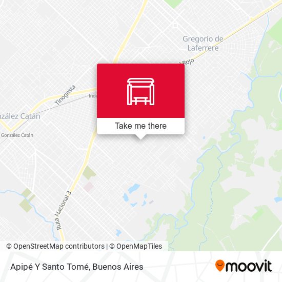 Apipé Y Santo Tomé map