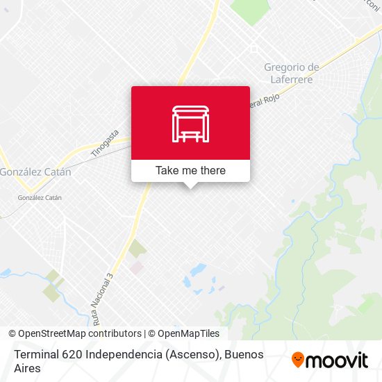 Terminal 620 Independencia (Ascenso) map