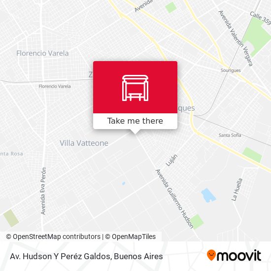 Mapa de Av. Hudson Y Peréz Galdos