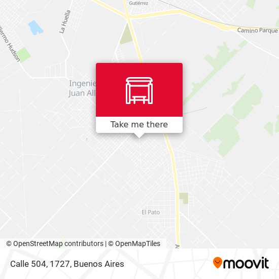 Mapa de Calle 504, 1727