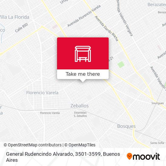 Mapa de General Rudencindo Alvarado, 3501-3599