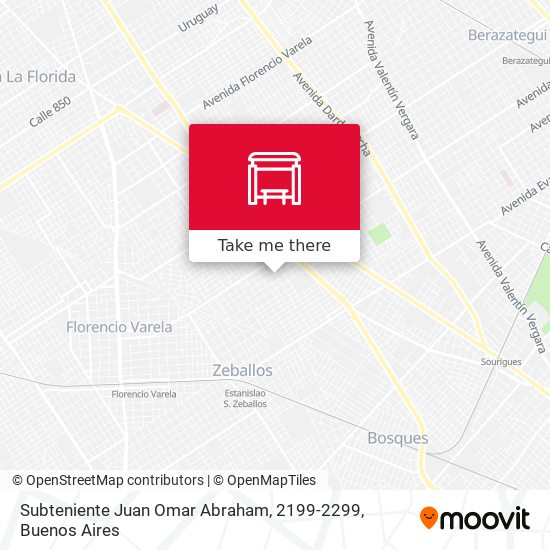 Mapa de Subteniente Juan Omar Abraham, 2199-2299