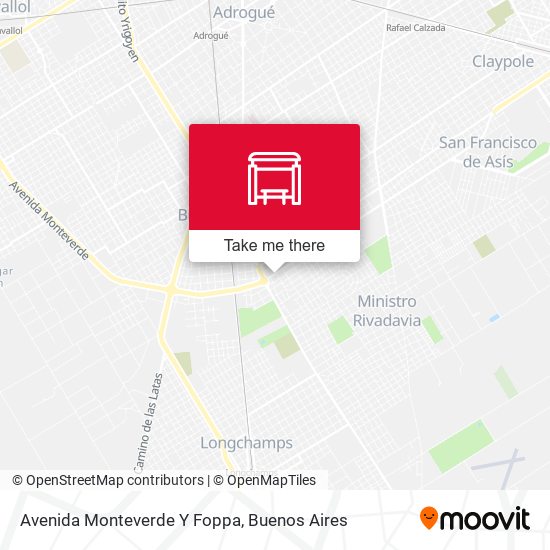 Mapa de Avenida Monteverde Y Foppa