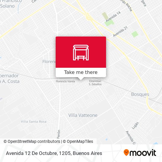Mapa de Avenida 12 De Octubre, 1205