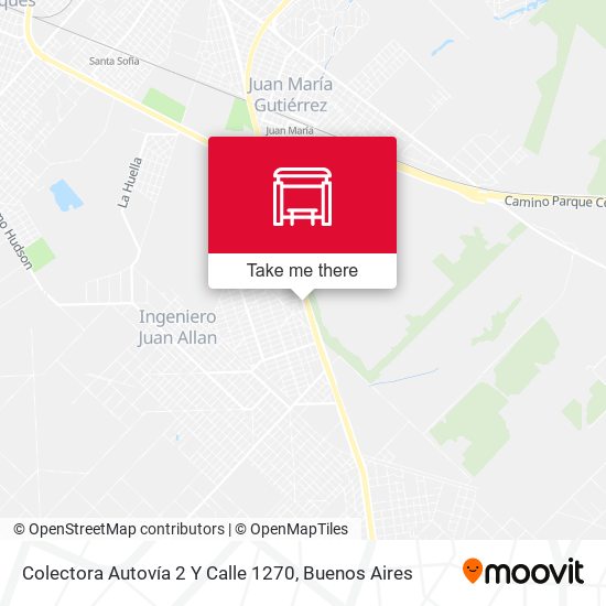 Colectora Autovía 2 Y Calle 1270 map