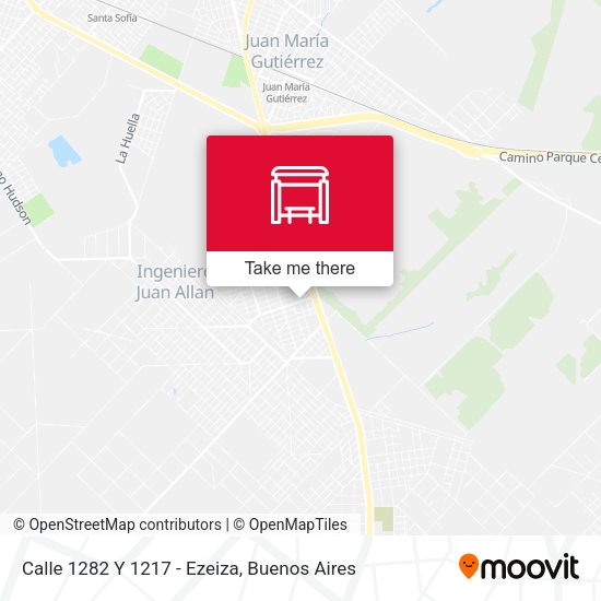Calle 1282 Y 1217 - Ezeiza map