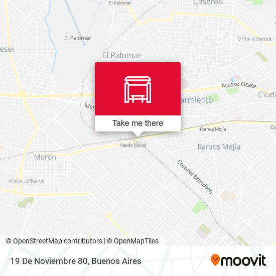 Mapa de 19 De Noviembre 80