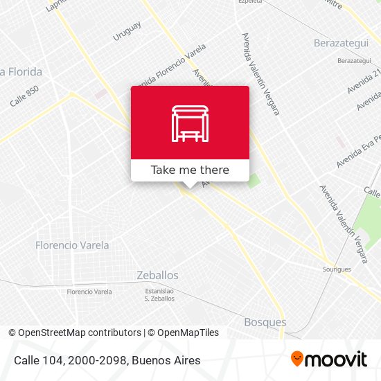Calle 104, 2000-2098 map